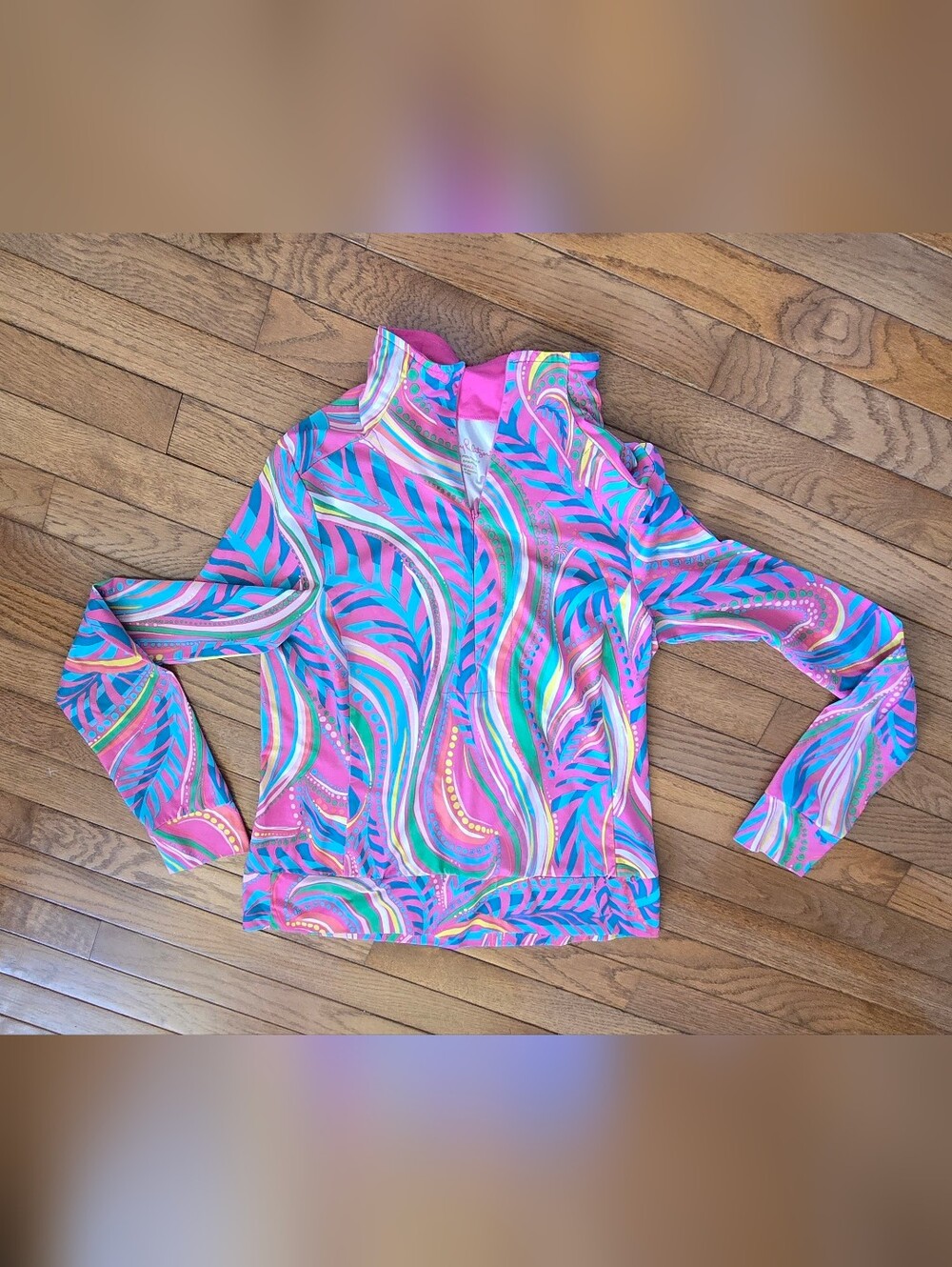 Lilly Pulitzer Pink Print Womens Pullover XS